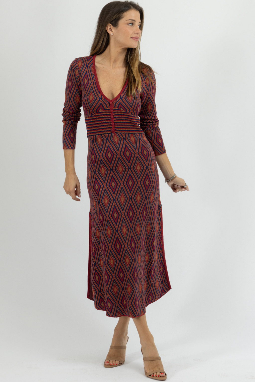 ZANDER SHIMMER MAXI DRESS