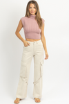 REVELRY STONE CARGO DENIM PANT