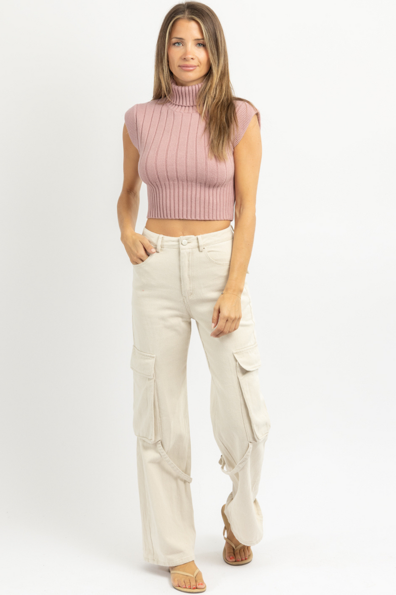REVELRY STONE CARGO DENIM PANT