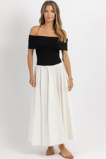 REYNA CONTRAST MAXI DRESS