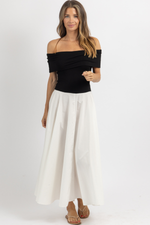 REYNA CONTRAST MAXI DRESS