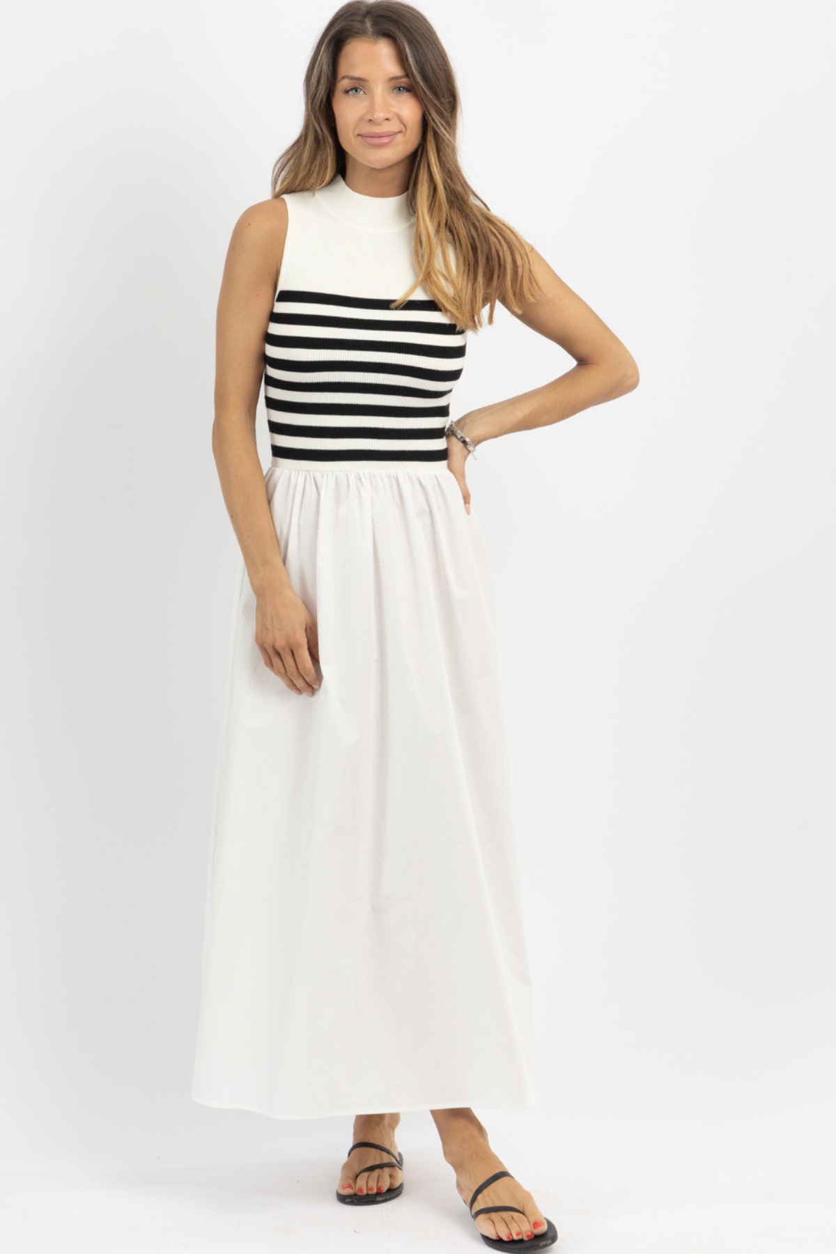 RHETT BLACK STRIPE MAXI DRESS *BACK IN STOCK* – L'ABEYE RHETT BLACK STRIPE MAXI DRESS *BACK IN STOCK* – L'ABEYE