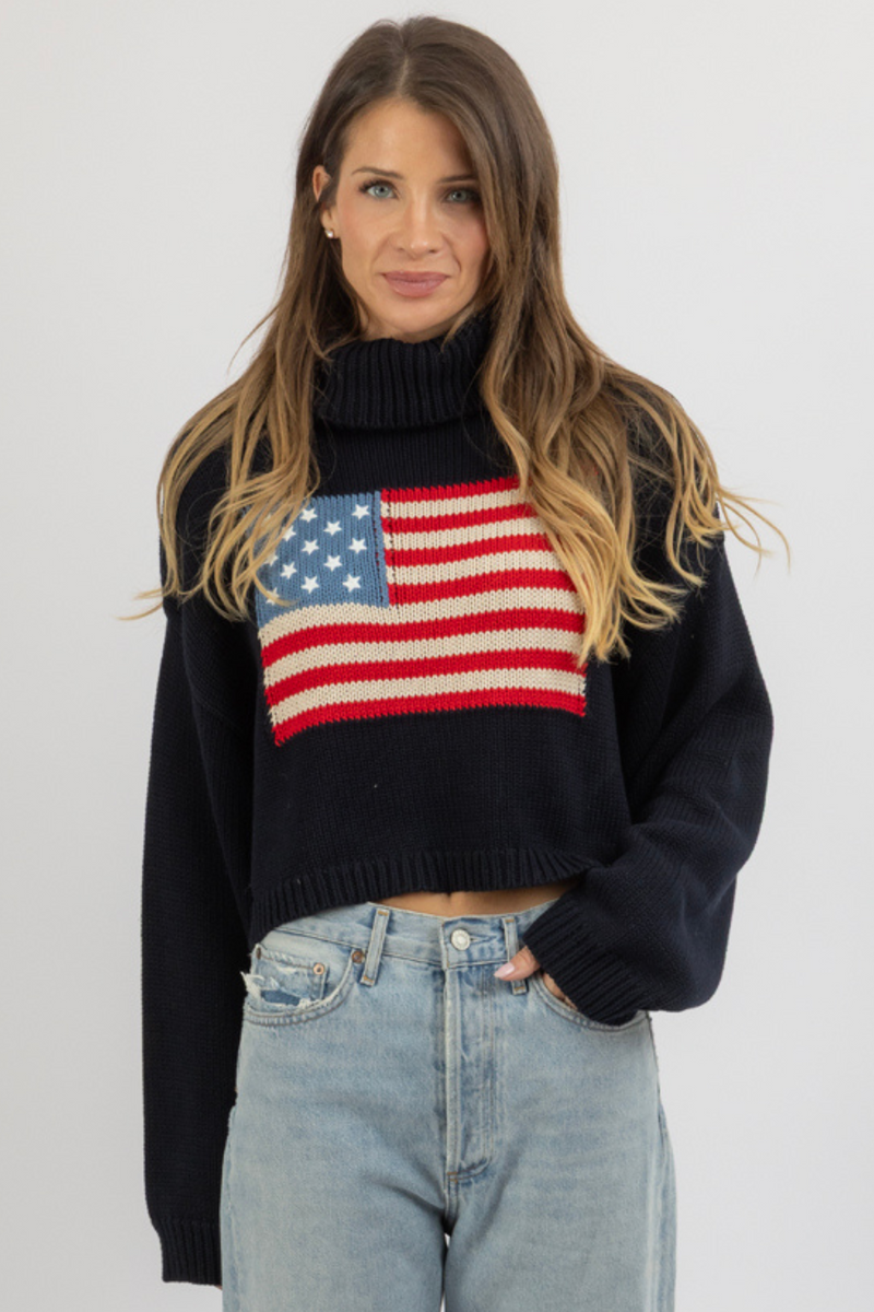 RHODE ISLAND NAVY SWEATER