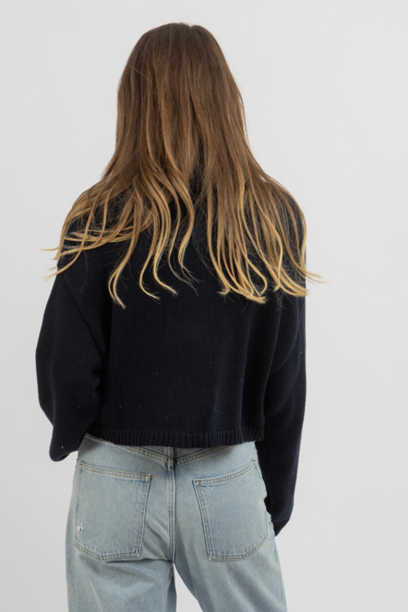 RHODE ISLAND NAVY SWEATER