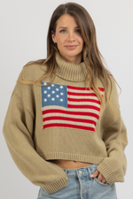 RHODE ISLAND KHAKI SWEATER