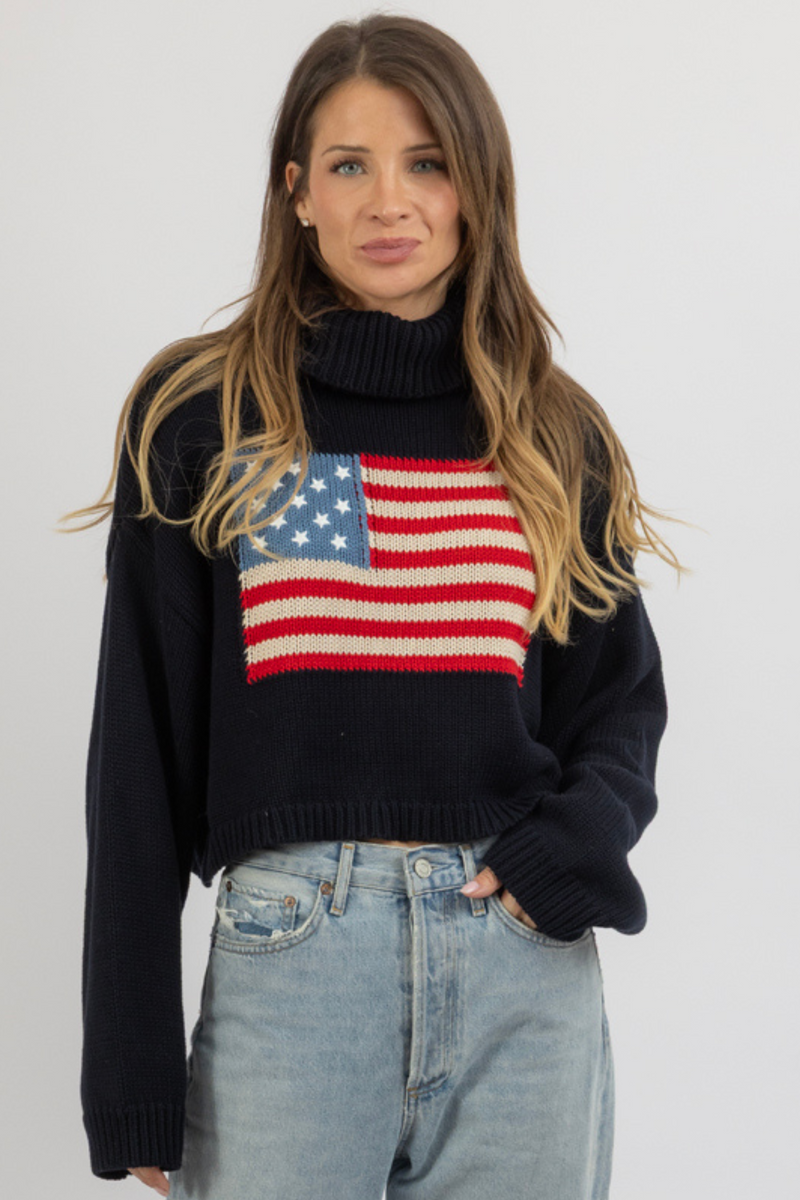 RHODE ISLAND NAVY SWEATER