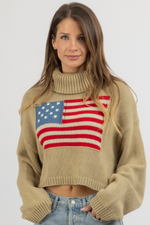 RHODE ISLAND KHAKI SWEATER