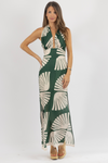 RIA GREEN MAXI DRESS