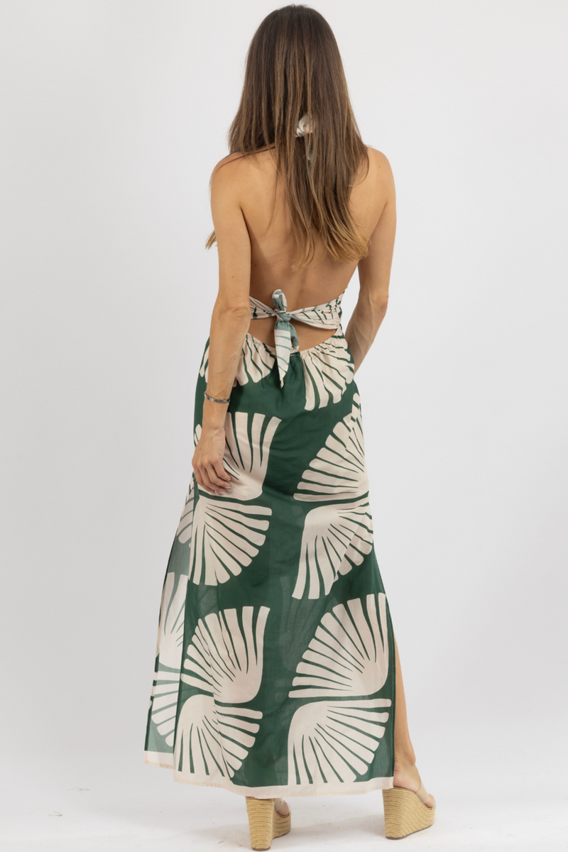 RIA GREEN MAXI DRESS