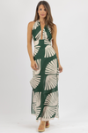 RIA GREEN MAXI DRESS