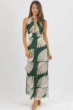 RIA GREEN MAXI DRESS