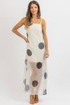 ROCCO POLKA MIDI DRESS