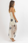 ROCCO POLKA MIDI DRESS