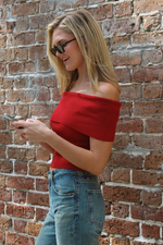 ROWAN SCARLET KNIT TOP