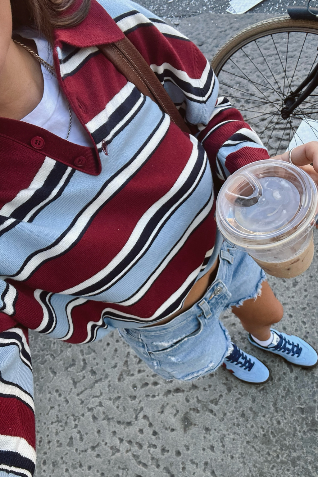 RUGBY BURGUNDY KNIT TOP