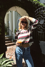 RUGBY GREEN KNIT TOP