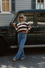 RUGBY GREEN KNIT TOP