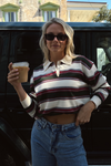 RUGBY GREEN KNIT TOP