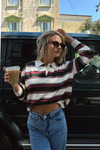 RUGBY GREEN KNIT TOP