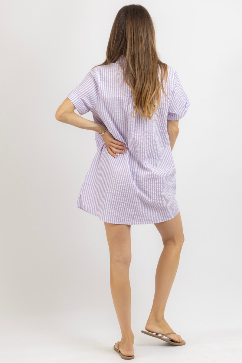 SAILING DAY LAVENDER DRESS