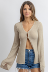OLLIE SAND KNIT TOP