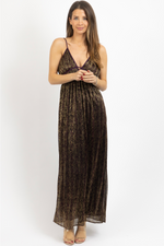 SANGRIA SHIMMER MAXI DRESS