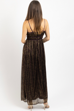 SANGRIA SHIMMER MAXI DRESS