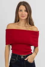 ROWAN SCARLET KNIT TOP