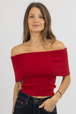 ROWAN SCARLET KNIT TOP
