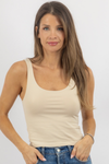 SCOOPED NEW NUDE TOP
