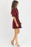 SHEA WINE SHIRT DRESS