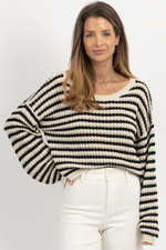 SIA STRIPED KNIT TOP *RESTOCK COMING SOON*