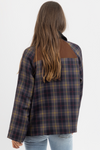 SID PLAID COLLAR JACKET