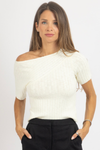 SIMPLE BIAS BOATNECK TOP