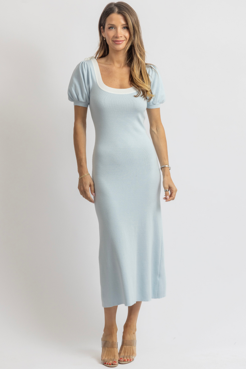 SKY SWEATER DRESS