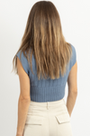 SONOMA DUSTY BLUE SWEATER TOP *BACK IN STOCK*