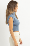 SONOMA DUSTY BLUE SWEATER TOP *BACK IN STOCK*