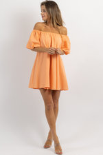 SPICY PALOMA OFF-SHOULDER MINI DRESS *BACK IN STOCK*