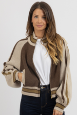 ADRIANA ZIP UP CARDIGAN