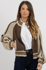 ADRIANA ZIP UP CARDIGAN