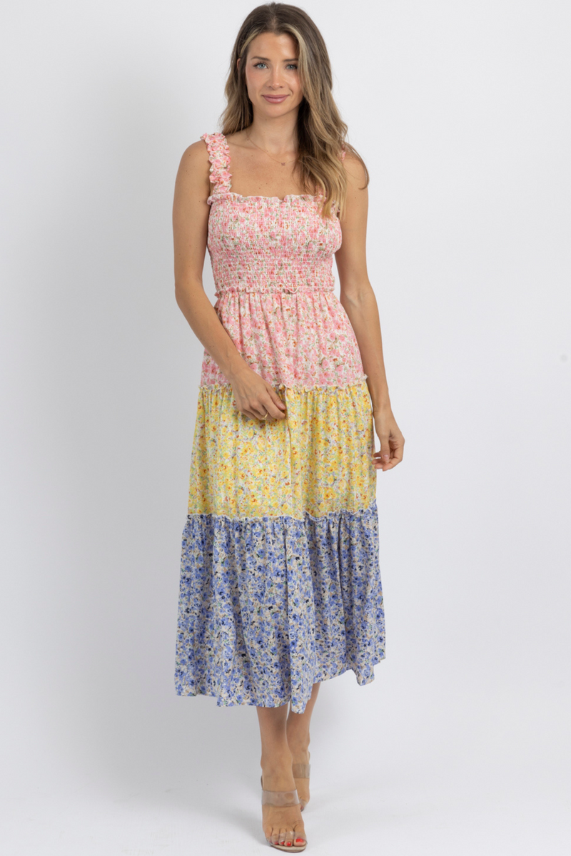 SUGAR RIM SMOCKED STRAP DRESS *BACK IN STOCK*