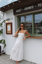 SUNNY WHITE SMOCK DRESS *BACK IN STOCK*