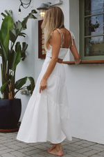 SUNNY WHITE SMOCK DRESS *BACK IN STOCK*