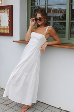 SUNNY WHITE SMOCK DRESS *BACK IN STOCK*