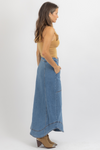 SUTTON SCALLOP DENIM SKIRT