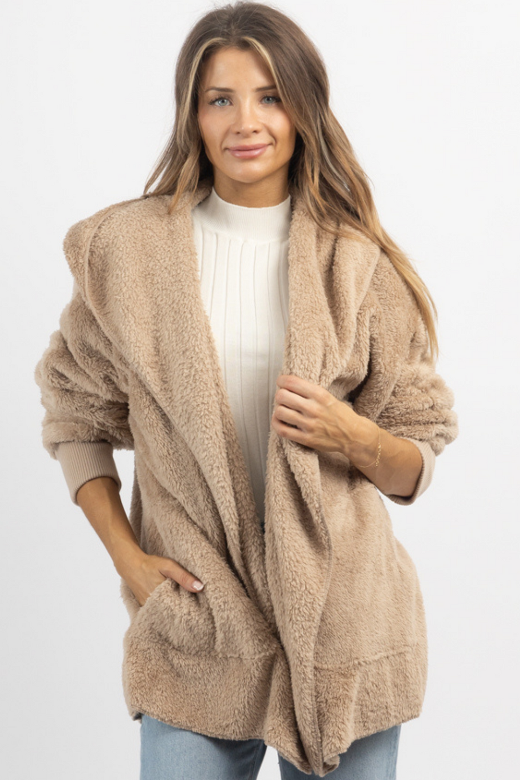 SO SNUG TAUPE JACKET *BACK IN STOCK*