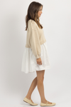 ISA COMBO SWEATER DRESS