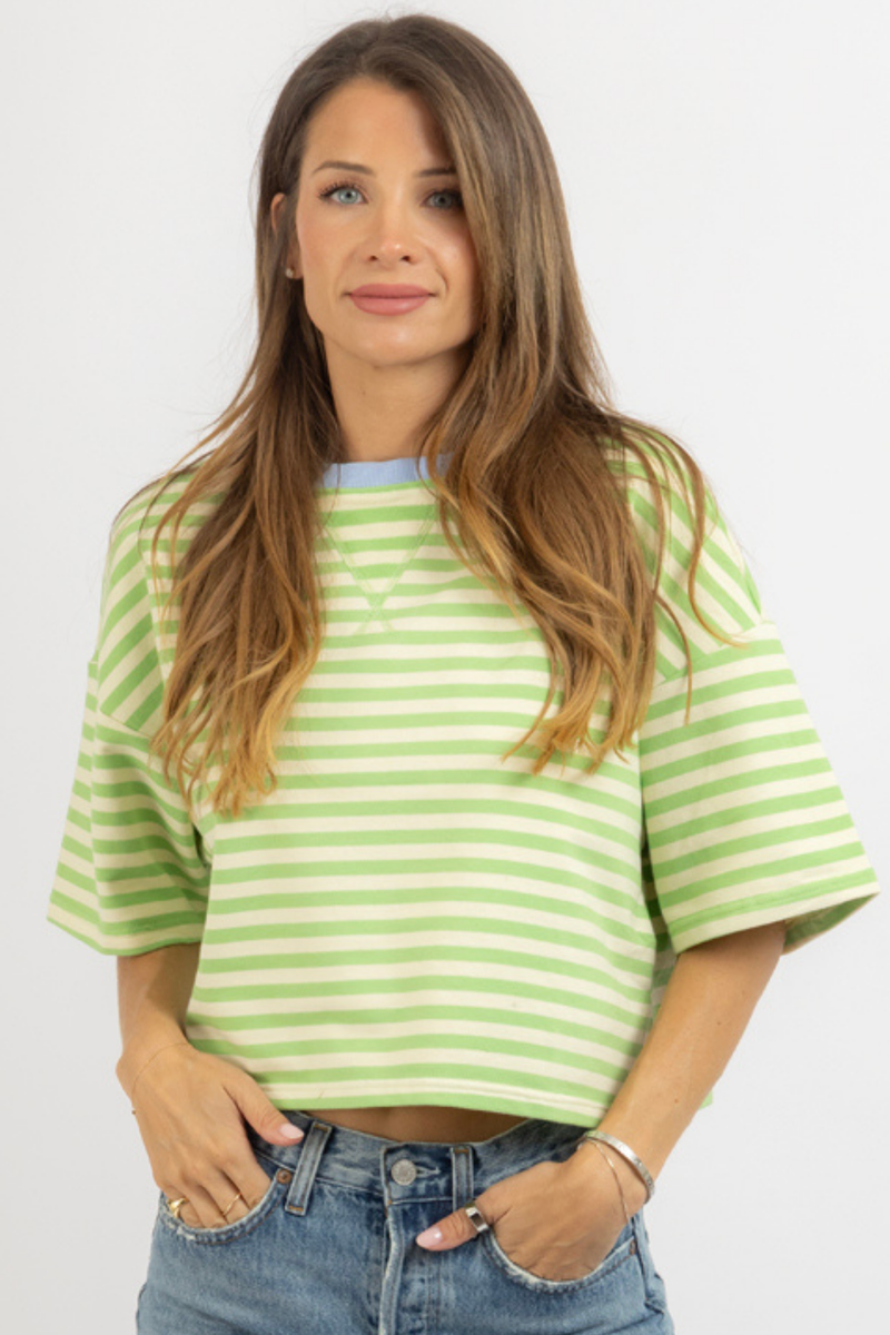 TAY HONEYDEW CROP TEE