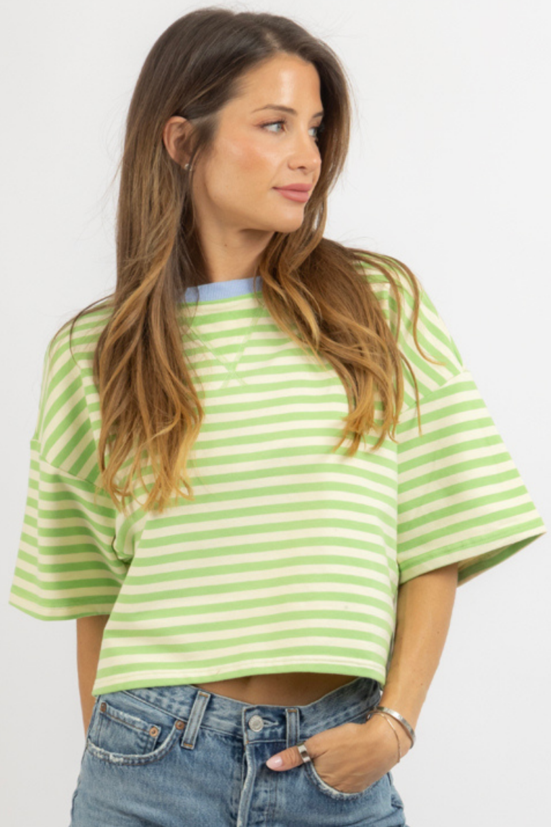 TAY HONEYDEW CROP TEE