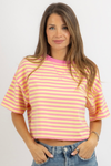TAY PINK CROP TEE